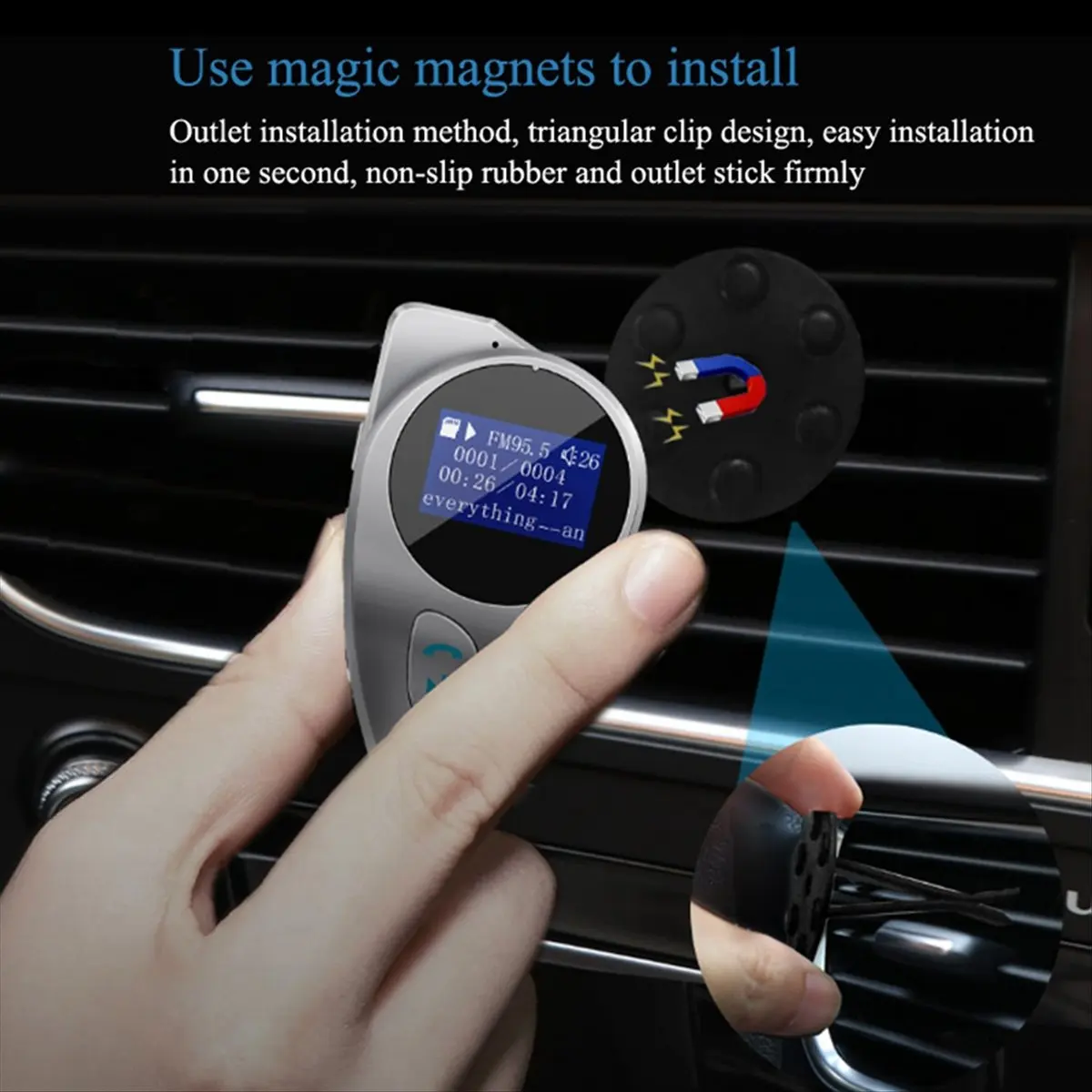 L73A NEW Bluetooth 5.0 Car FM Transmitter AUX Audio Receiver MP3 Player Dual USB Charger TF Card U Disk Music Handsfree Kit