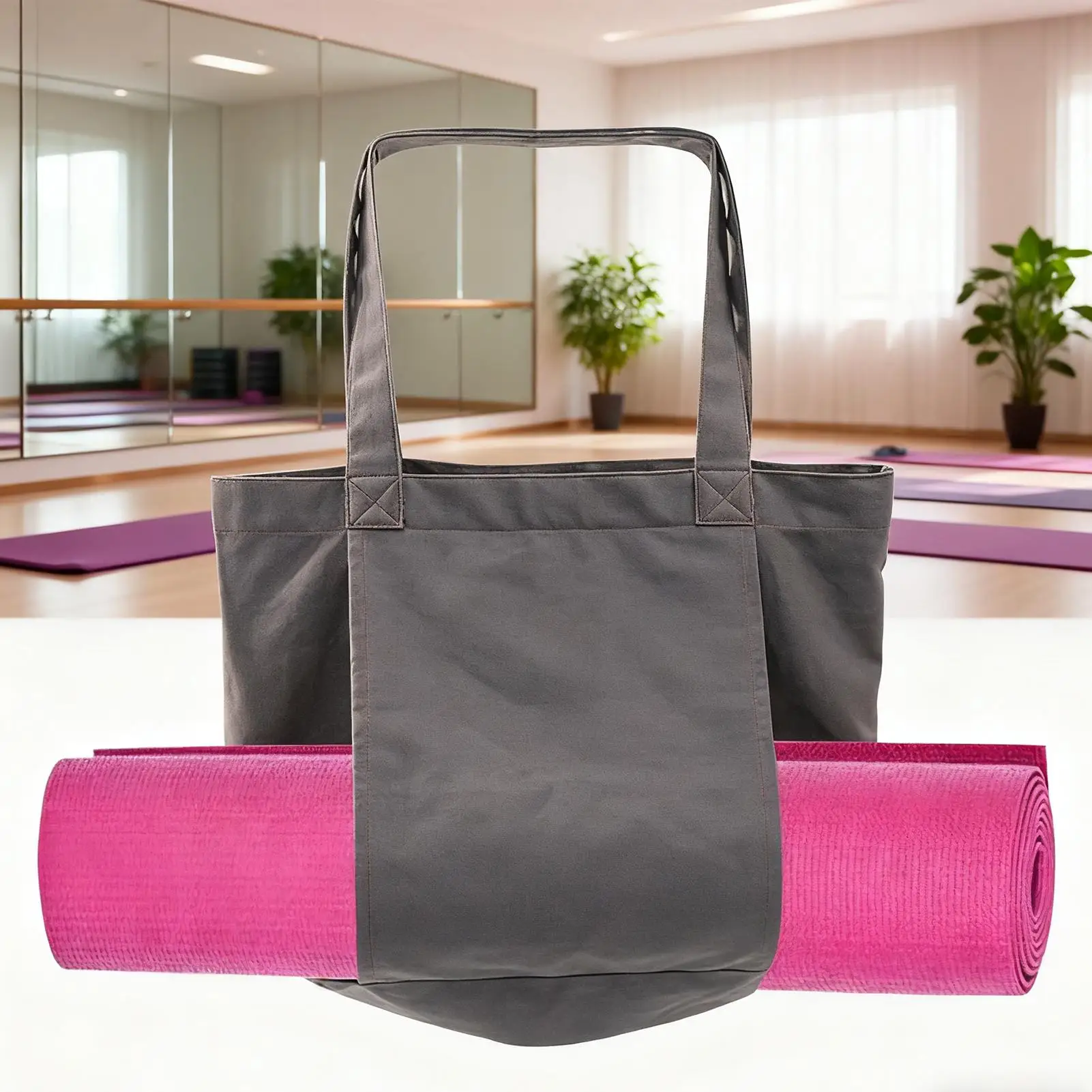 Yoga Mat Bag Lightweight Pad Towel Organizer Yoga Tote Bag For Exercise Workout Pilates Home Travel Fitness Dance Room Nursing