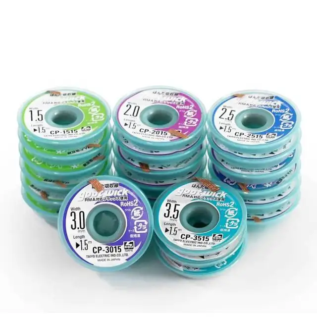 Oryginalny rozlutowniczy knot lutowniczy pleciony drut miedziany CP1515 CP2015 CP2515 CP3515 CP3015 Smd lutownica rozlutownicza