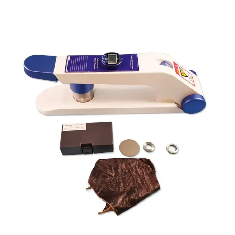 Leather Softness Tester Digital Gauge for Measuring Flexibility and Stiffness of Genuine Leather Fabric Material Quality