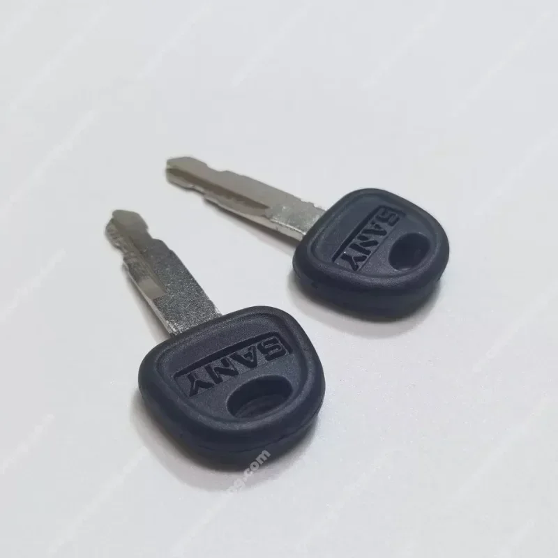 for Excavator ignition key 2pcs，heavy equipment loader accessories excavator Sany bulldozer 60022654