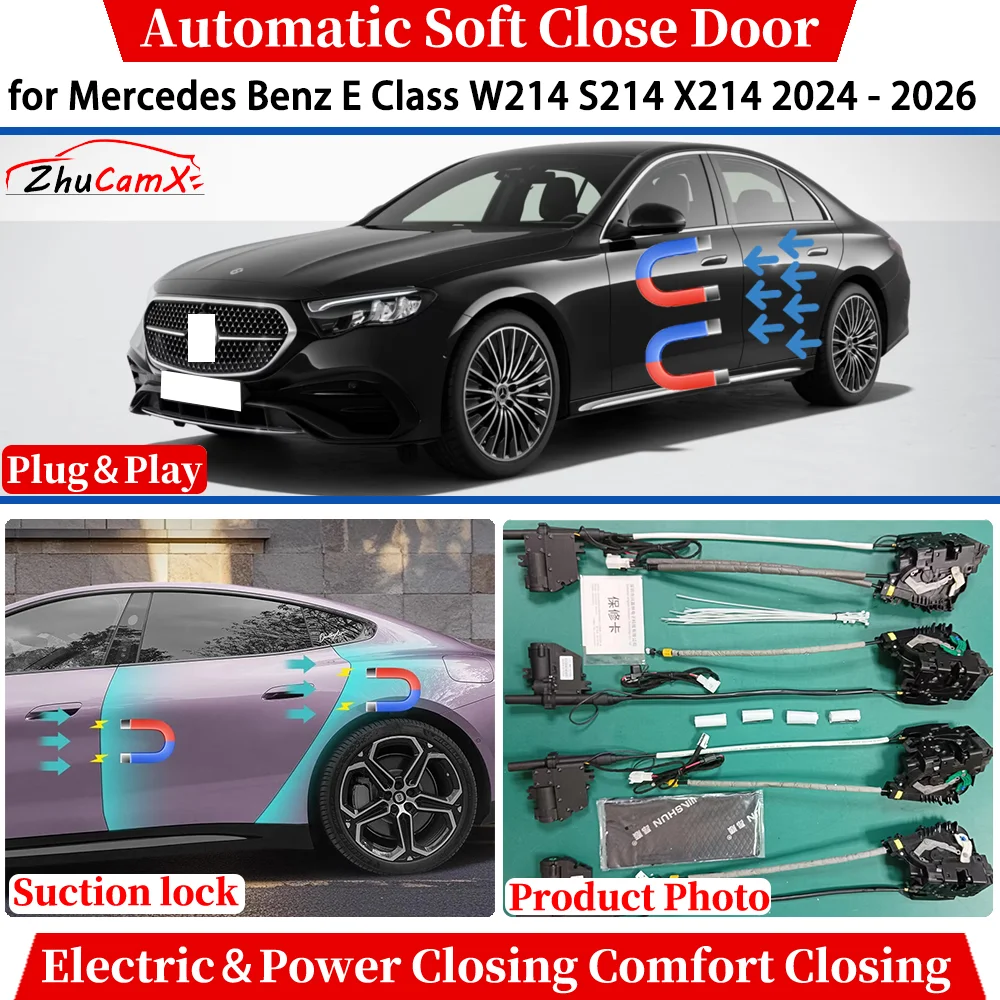 

for Mercedes Benz E Class W214 S214 X214 2024 2025 2026 Automatic Soft Close Door Electric Power Comfort Close Suction System
