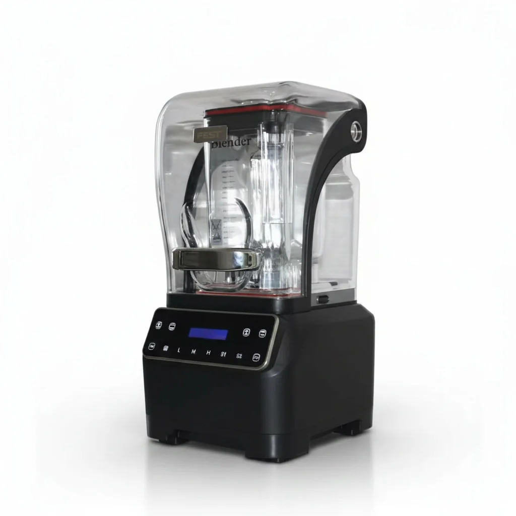 Commercial Blender, 2L Stainless Steel Industrial Ice Blender, Heavy Duty High-Speed Machine, Restaurant Smoothie Maker