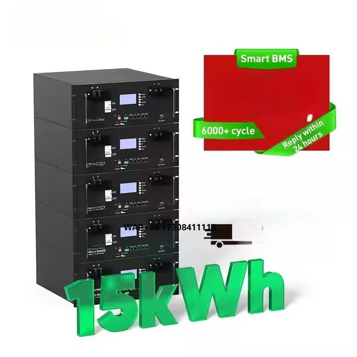 Rack Mounted Solar Lithium Battery Lifepo4 48V 48 Volt 200Ah 10Kwh 15Kw 30Kwh Lithium Solar Battery for Solar Panel