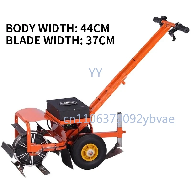 

Electric Weeder with Furrowing, Loosening, Plowing and Turning, All-in-one Machine, Rechargeable Small Agricultural