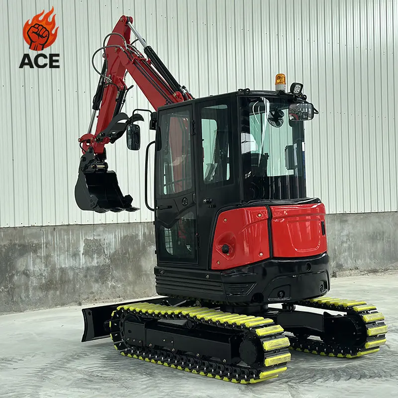 

In stock mini crawler excavator 4 ton EPA CE mini digger 3.5 ton excavator garden Micro bagger 2 ton mini excavator for sales