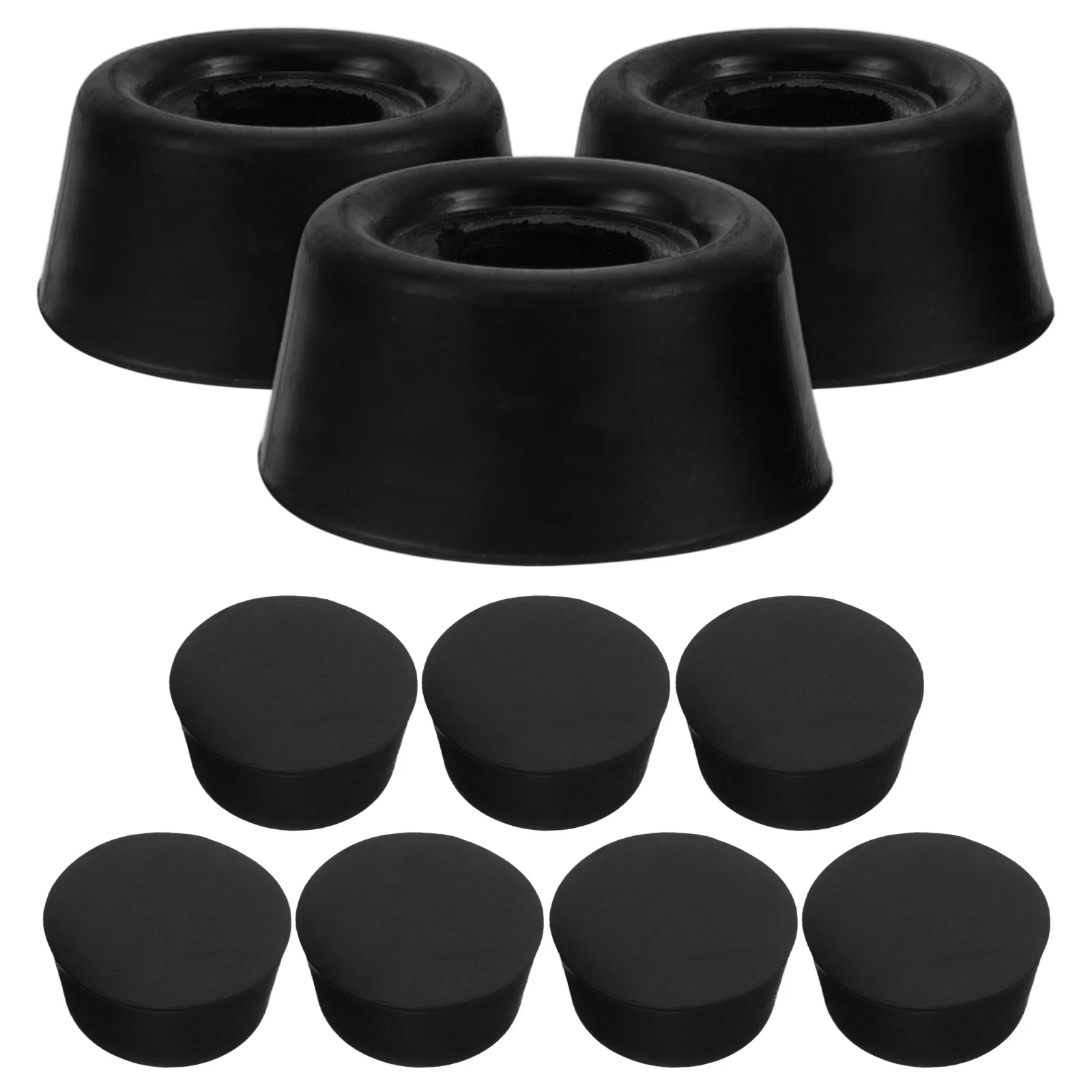 

10Pcs Pool Cue Tip Cover Rubber Base for Billiard Cue Stick End Guard Protective Sleeve All Sizes Compatible Pool Tips