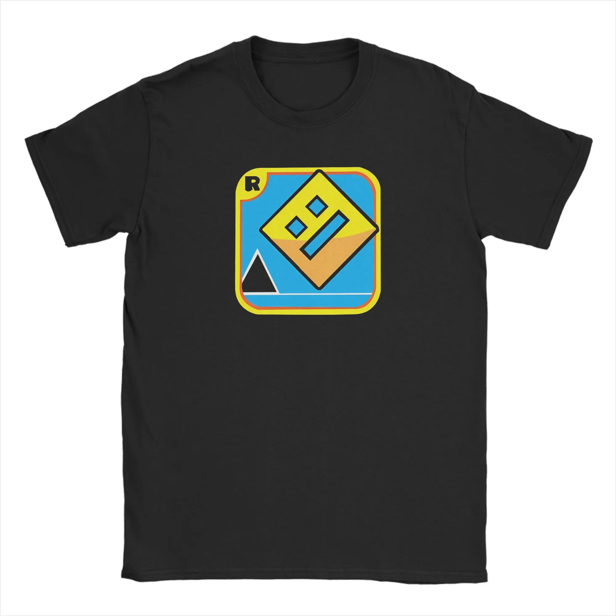 Increíbles camisetas Dashed G-Geometry Gaming para hombres, Camiseta de algodón puro con cuello redondo, camiseta de manga corta, camisetas estampadas