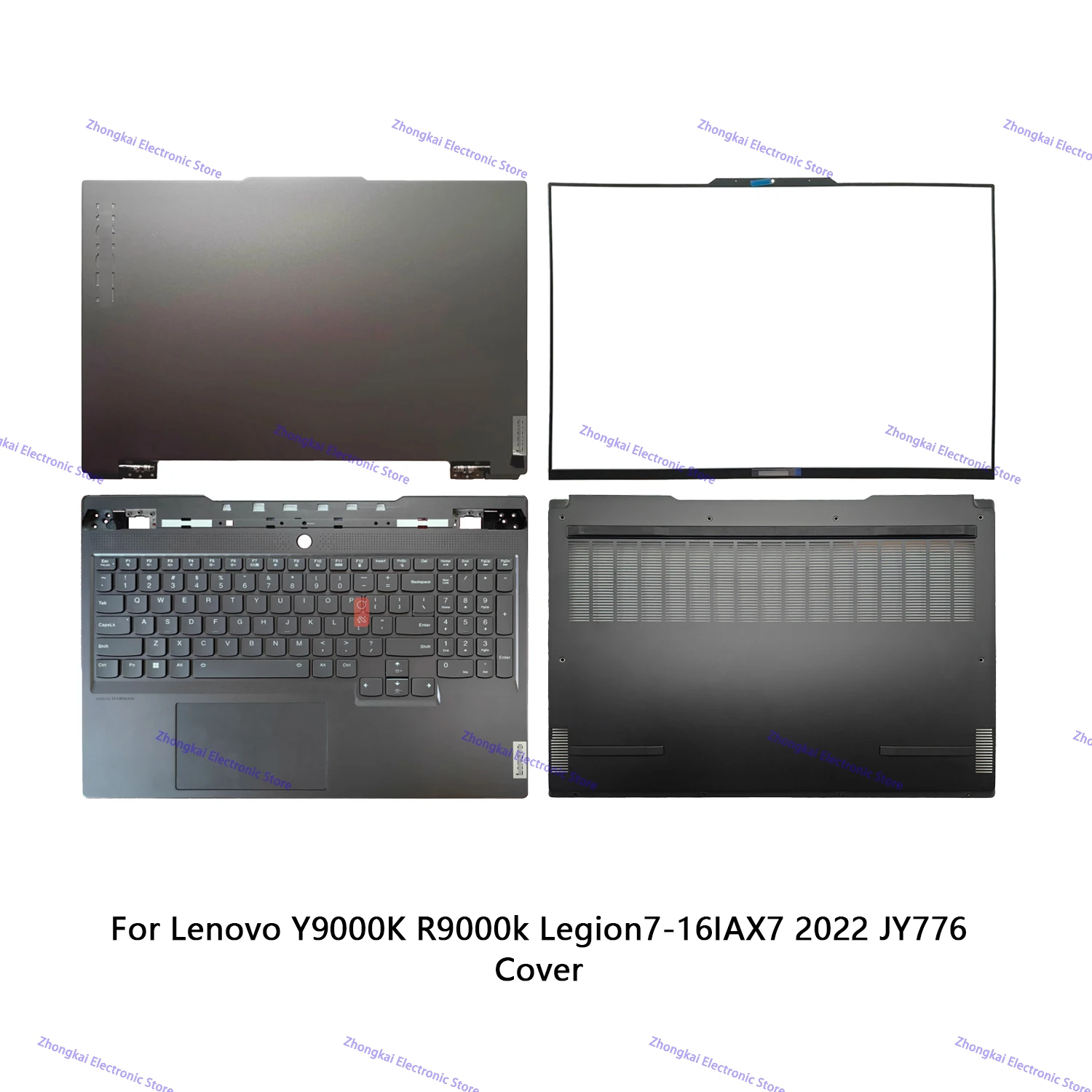 New Original For Lenovo Y9000K R9000k Legion7-16IAX7 2022 JY776 LCD Back Case/Bezel/Palmrest/Bottom Base Cover AM2NM000800