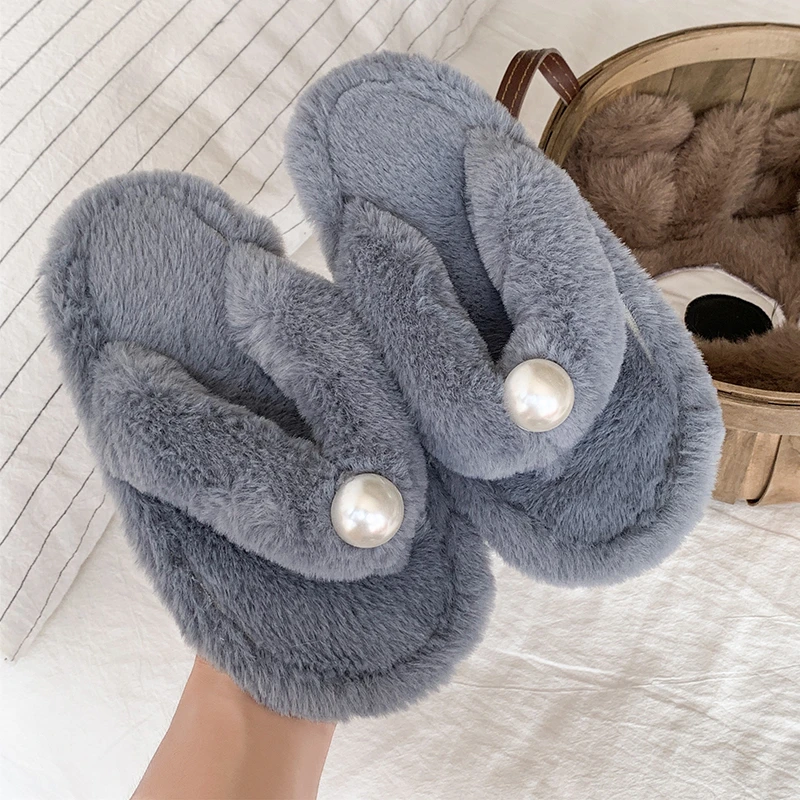 

Children Casual Keep Warm Slippers for Girls 2025 Winter New Fashion Korean Style Soft Sole Non-slip Versatile Princess Shoes