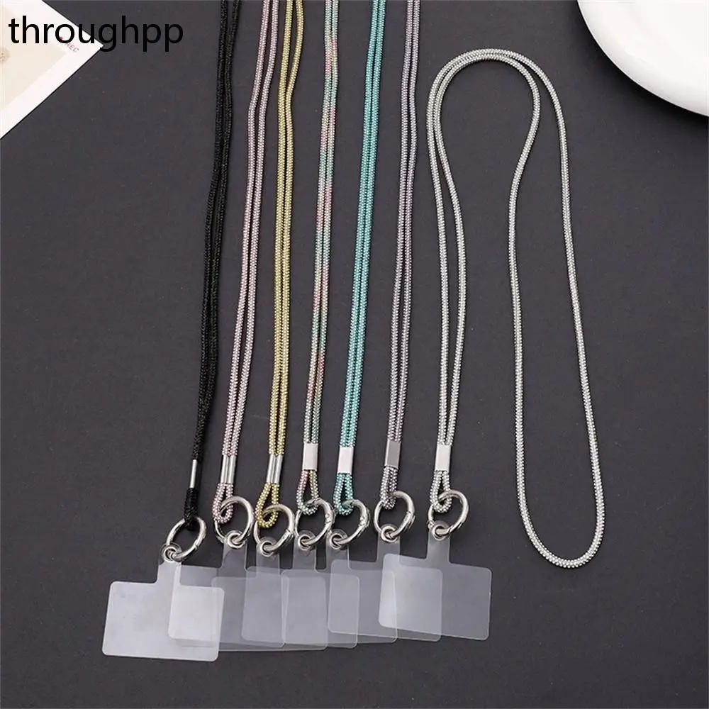 

Fashion Luxury Cellphone Hanging Rope Anti-lost Rhinestone Phone Lanyard Phone Decoration