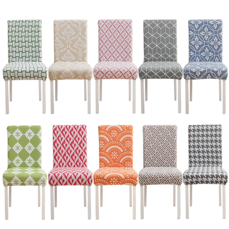 jacquard thick solid Chair Covers Spandex For Wedding Dining Room Office Banquet housse de chaise chair cover