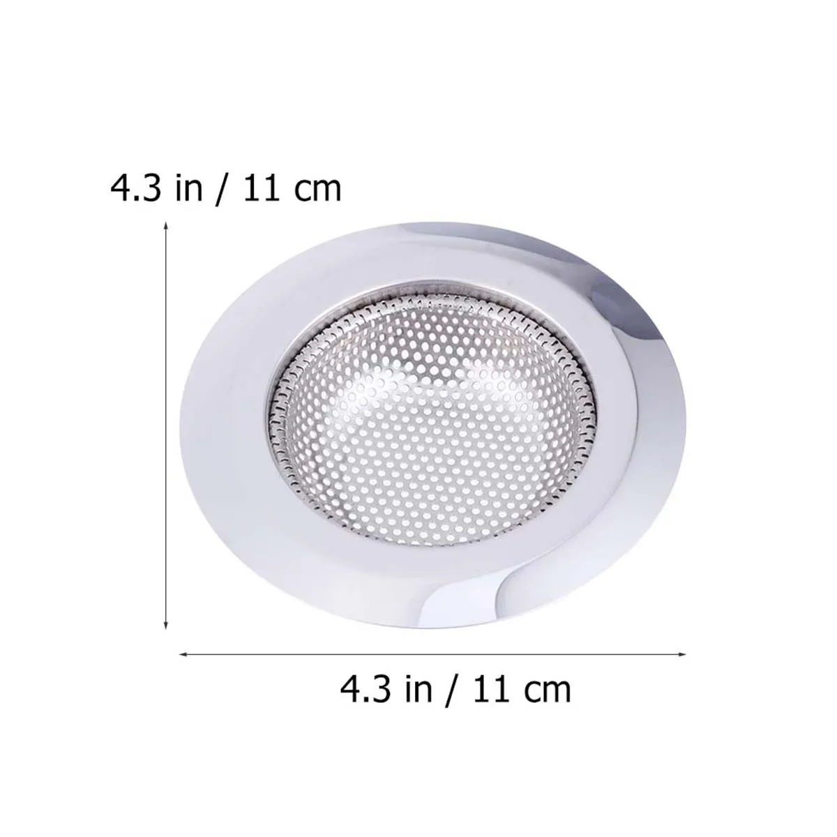 11 سنتيمتر تصفية شبكة مصفاة حوض المطبخ استنزاف سلة الفولاذ المقاوم للصدأ مكافحة انسداد تصفية شبكة لغسل الصحون أدوات إعداد الطعام #2