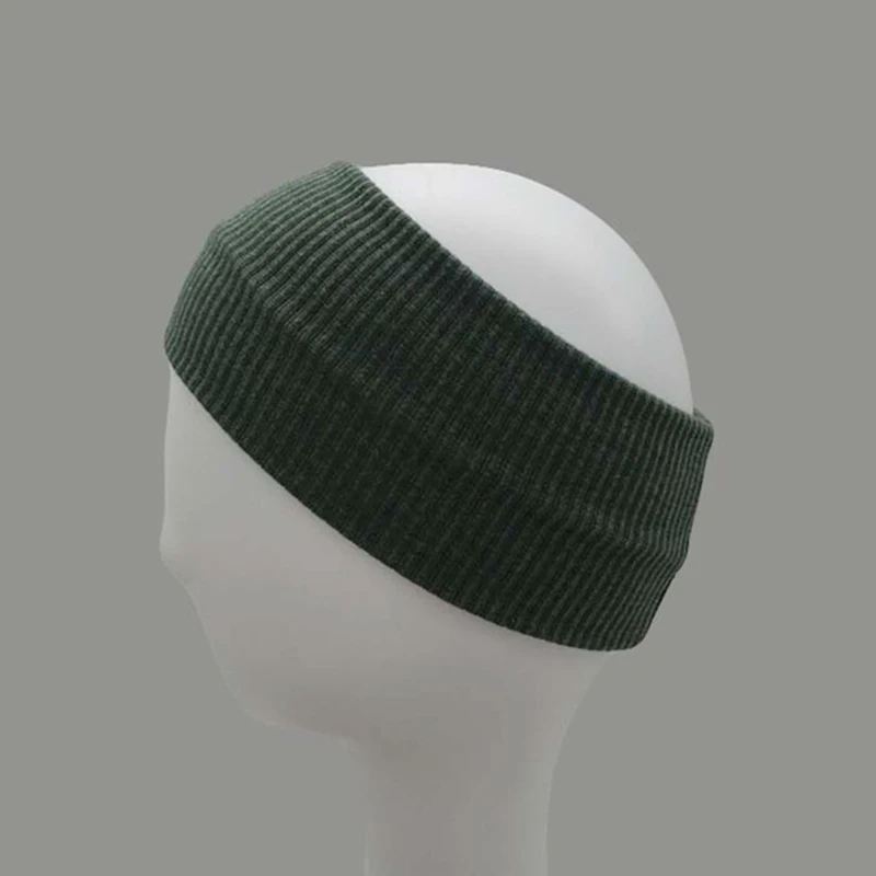 Damen Einfarbiges Breites Gestricktes Elastisches Stirnband für Yoga, Sport, Gesichtswäsche, Haarhalter, Tägliches Haaraccessoire – Detail 8