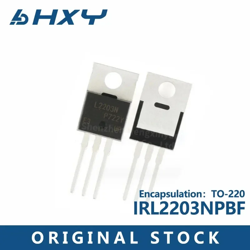 10PCS IRL2203NPBF TO-220N Channel 30V/116A in-line MOSFETs