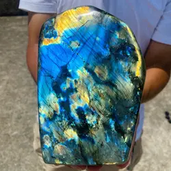 Natural Madagascar Polished Labrador stone free form healing