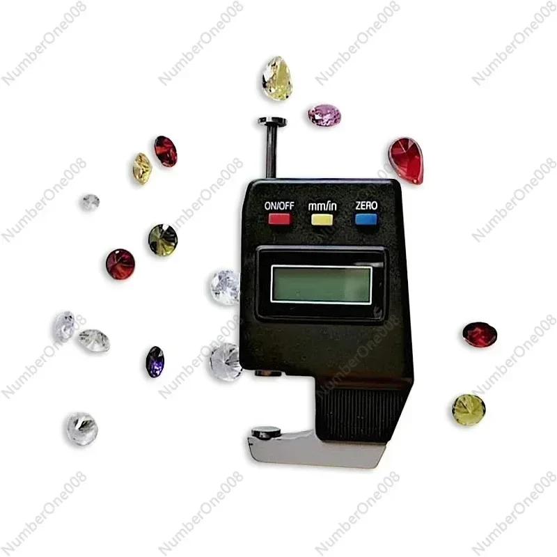 Mini 0-12.7mm Jewelry Digital Thickness Gauge Millimeter Diamond Leather Outside Diameter Measuring Caliper