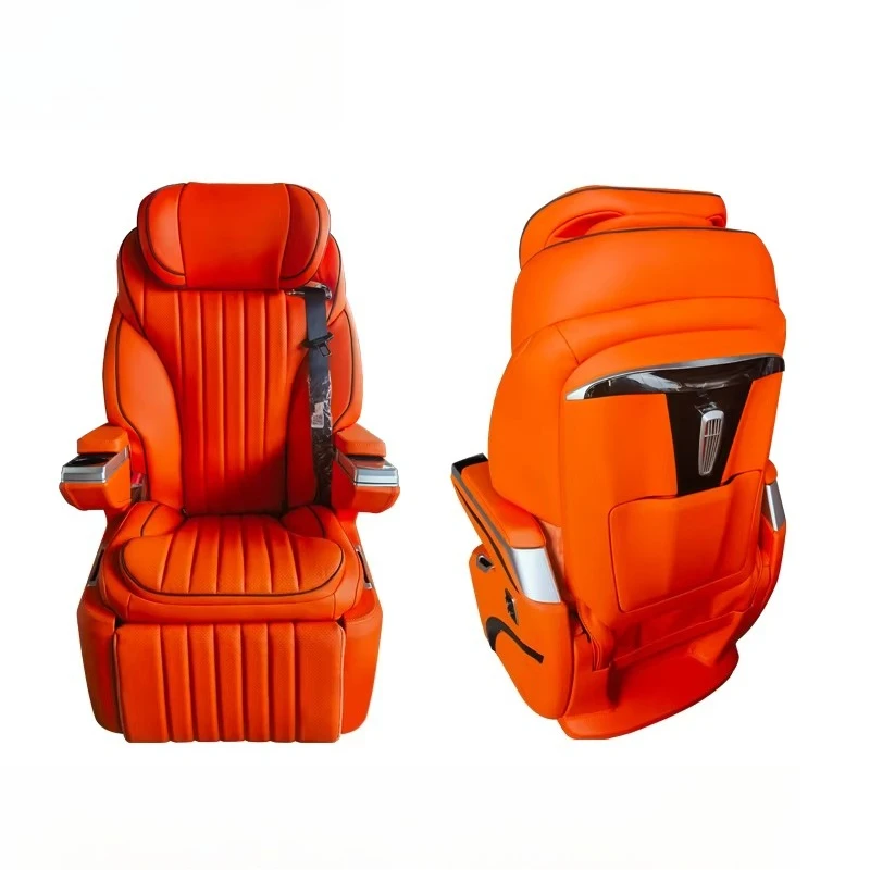 

Stylish Premium Leather Car Seat Alphard Sport Model with Carbon Fiber Wireless Charging and Concealed Cup Holder