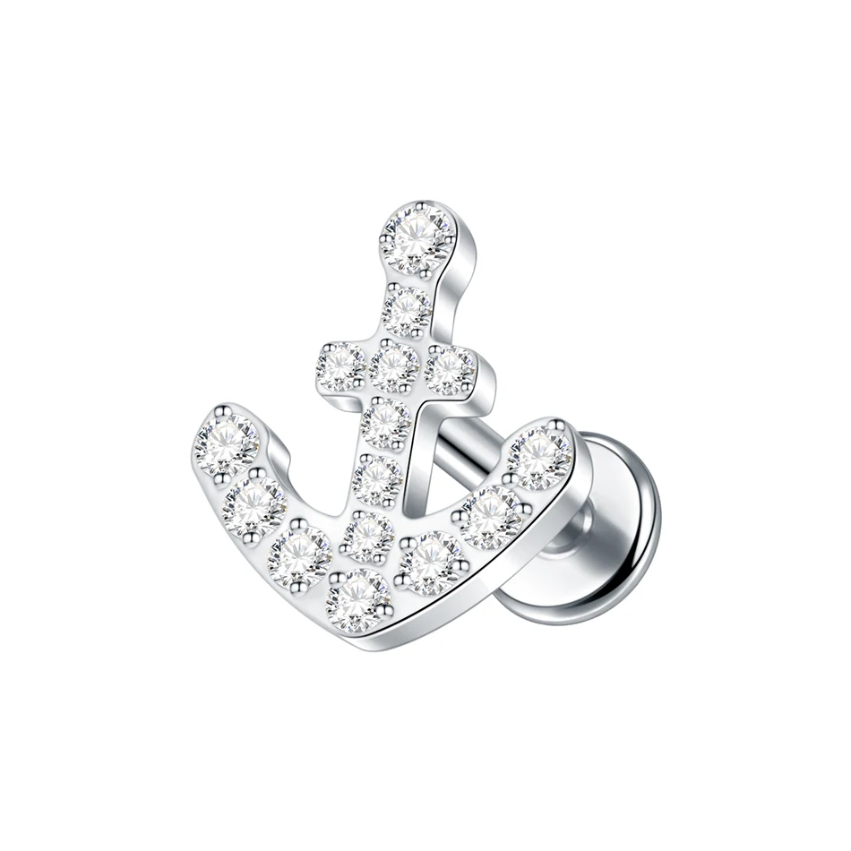 SWANJO Moon Cartilage Piercing Implant Titanium 8