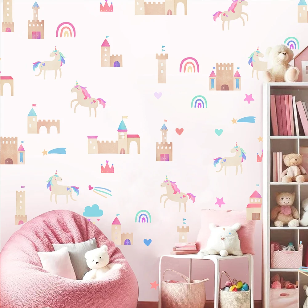Baby Girl Nursery Quotes - Pegatinas de pared de Castillo de