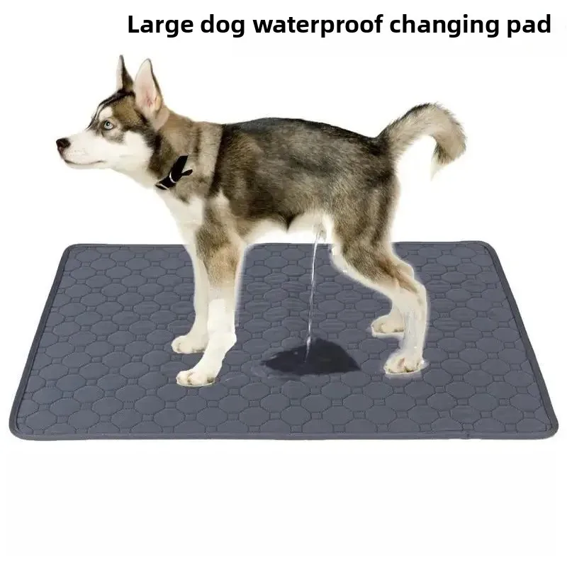

Washable Reusable Dog Pee Pad, Absorbent Waterproof Non-Slip Puppy Training Mat, Pet Bed Car Seat Cover for Crate Playpen
