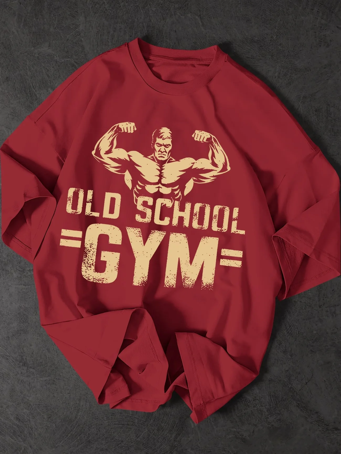 Old School Gym Aesthetic POWER GYM Men's T Shirt Tee Women Cotton Summer Spring Oversize Novelty  Loose Top Fitness Lovers Gifts