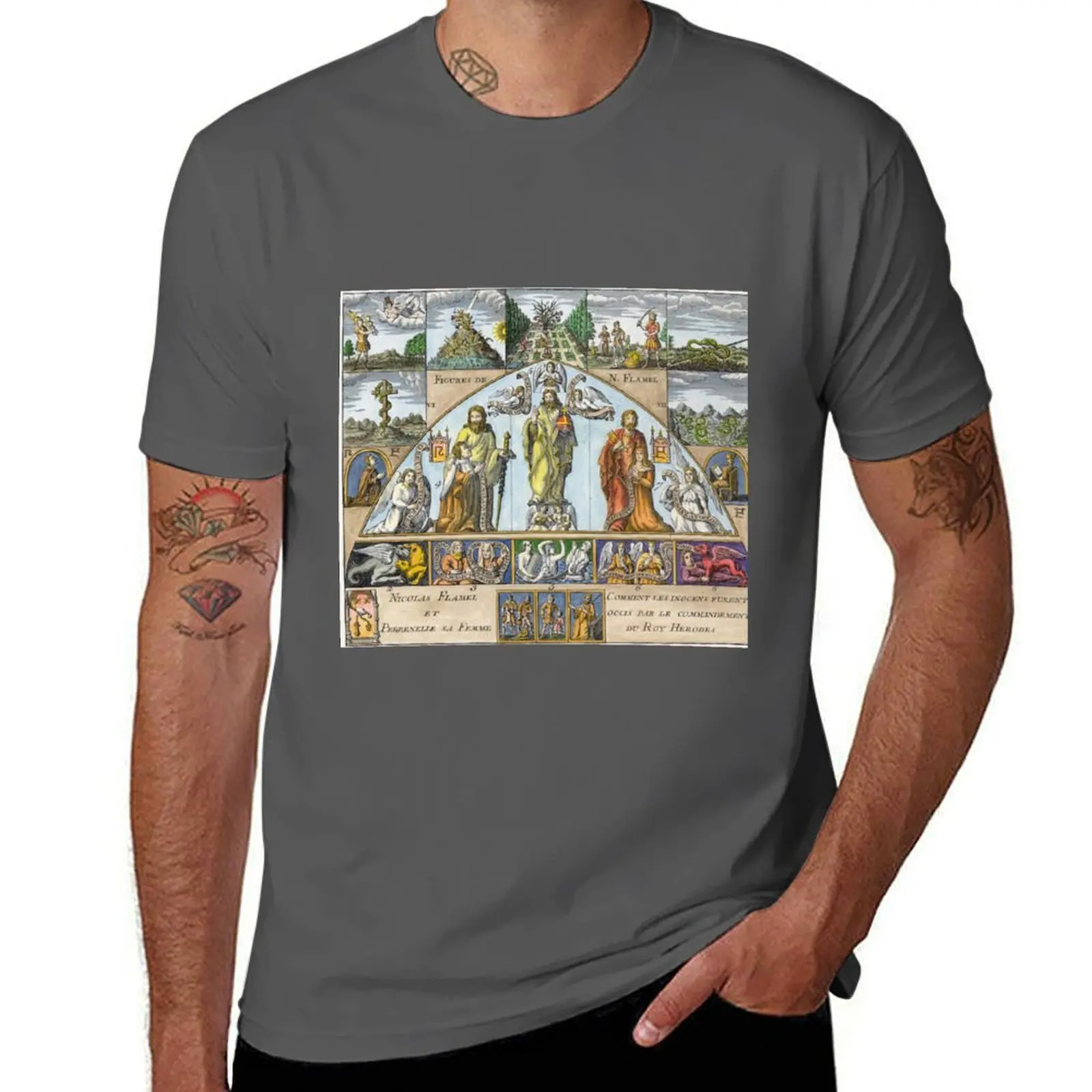 The Amazing Magic of Alchemy Collection #19 T-Shirt man t shirt graphic t shirt man cotton T-Shirt