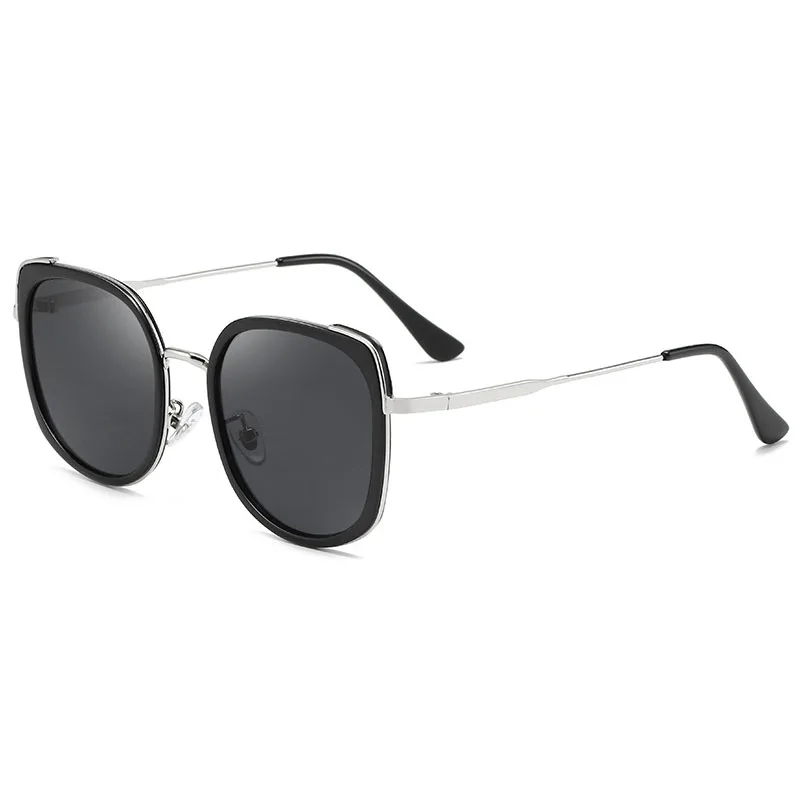 Retro-Sonnenbrille mit großem Rahmen, übergroße Sonnenbrille, Camping, Angeln, Bühnenauftritt, Brillen, UV400-Schutz, Sonnenbrille für Damen und Herren