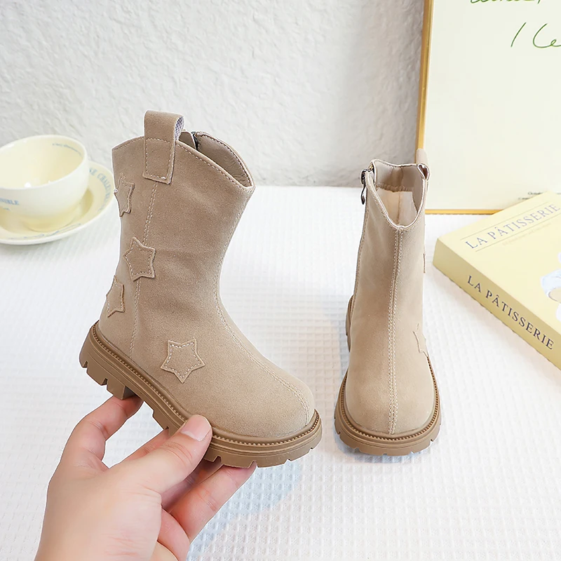 الفتيات الصغيرات منصة الأحذية الجلدية مع بداية 2025 جديد الشتاء الاطفال أفخم بطانة الأحذية عدم الانزلاق الكلاسيكية الرجعية نمط أحذية الحفلات #3