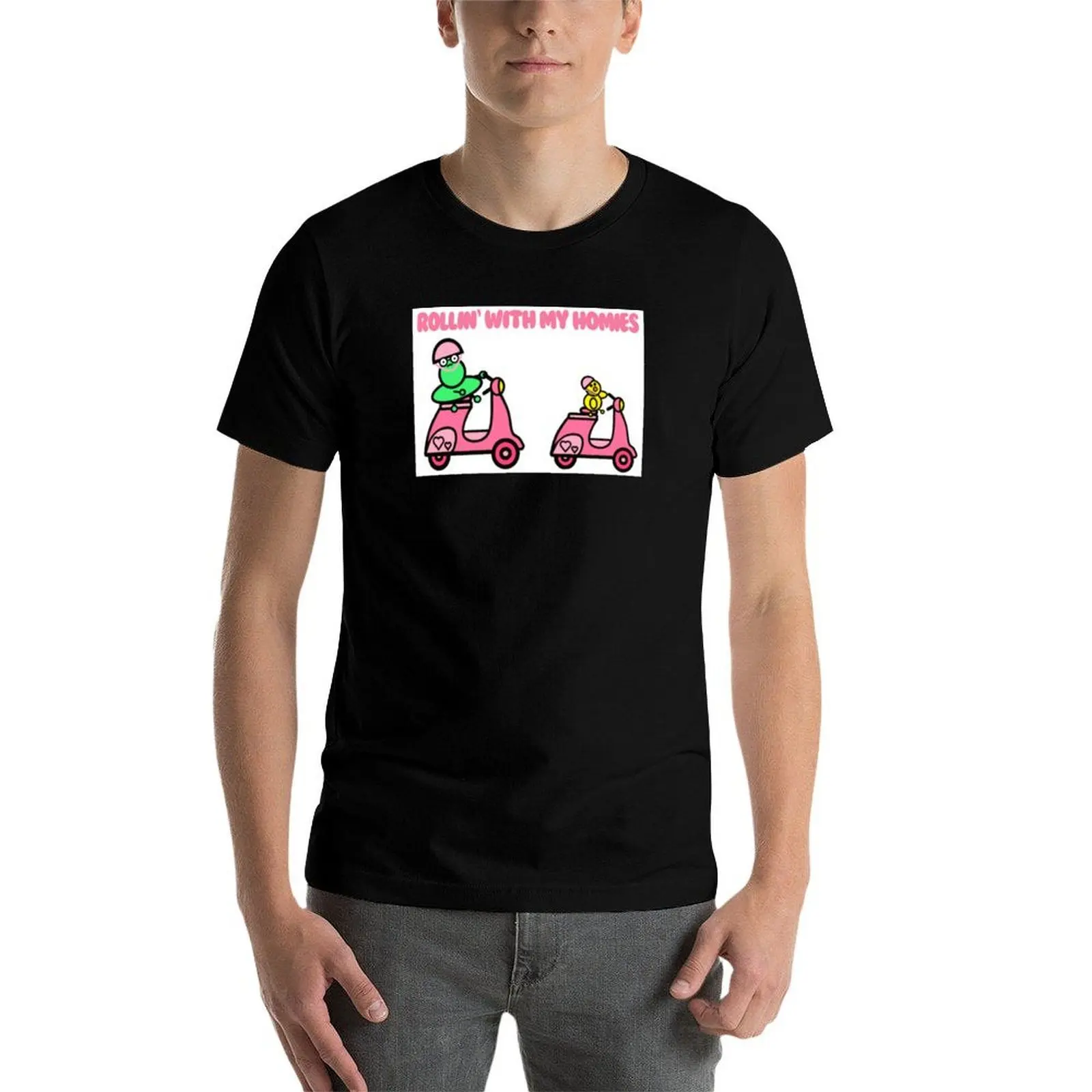 

Moop and Meep - Rollin' with my homies T-Shirt t shirt personalised men t shirt cotton 100% T-Shirt