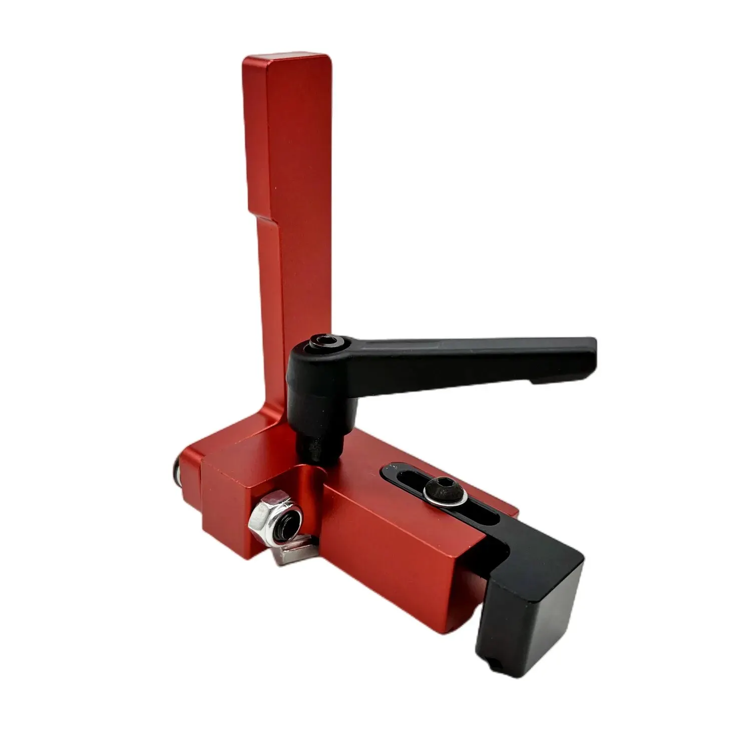 Carpintaria Flip Stop, Graduado Pointer-Miter Track Stop,Multi-track Fence Sliding Limiter Locator para corte preciso