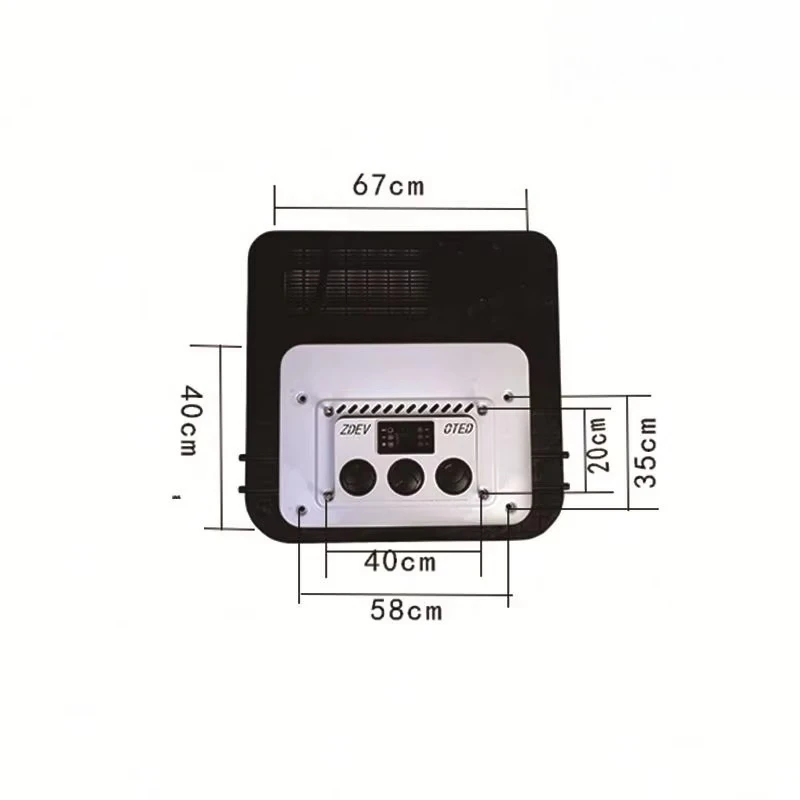 WINFULL 12V 24V Truck RV Rooftop Mounted Parking All in One Air Conditioner 1 Year Warranty
