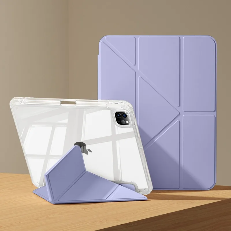 

Case For ipad A16 11th 10th gen 10.9"Air4 5 6 7th 8th 9th 10.2 Cover ipad Pro 11 12.9 13 2018-2022 2024 with Pencil Holder Cover