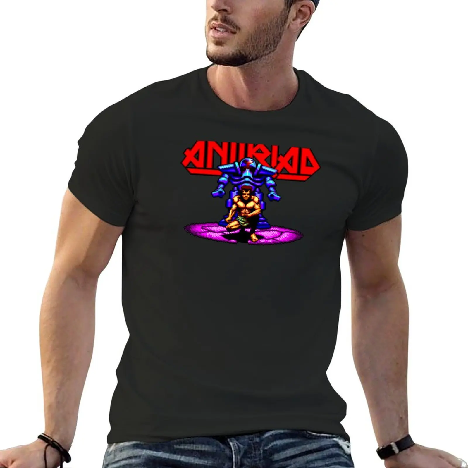 Antiriad Amstrad CPC Videogames Pixel Art T-Shirt shirts graphic tee cheap stuff oversizeds custom t shirt anime shirts men