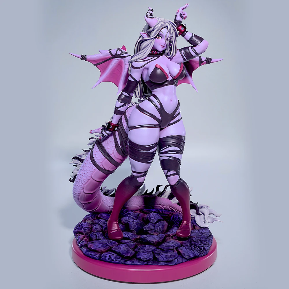 

NSFW Belle PinUp Dracia Resin Model Kit 3d Printing Doll 1/24 Unassembled Resin Figure Statue Kits Unpainted Toy Gk Play Set