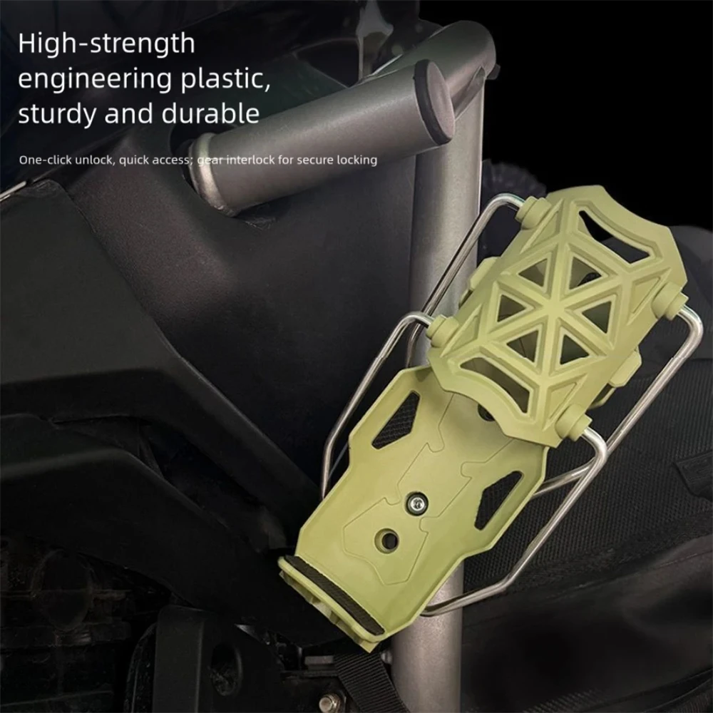 Verstellbarer Motorrad-Getränkehalter, Lenker-Wasserflaschenhalterung für MTB, Rennrad, ADV Motorrad, Getränkehalterung – Detail 7