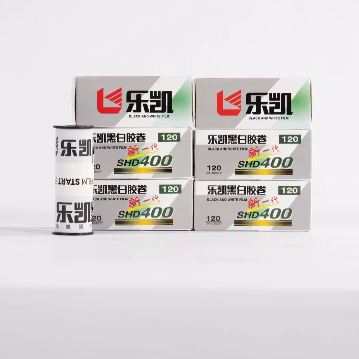 ラッキー 120mm ISO 400 新SHD 400フィルム 白黒ネガフィルム 1-10ロール コダック120フィルムカメラ 富士フイルム ...