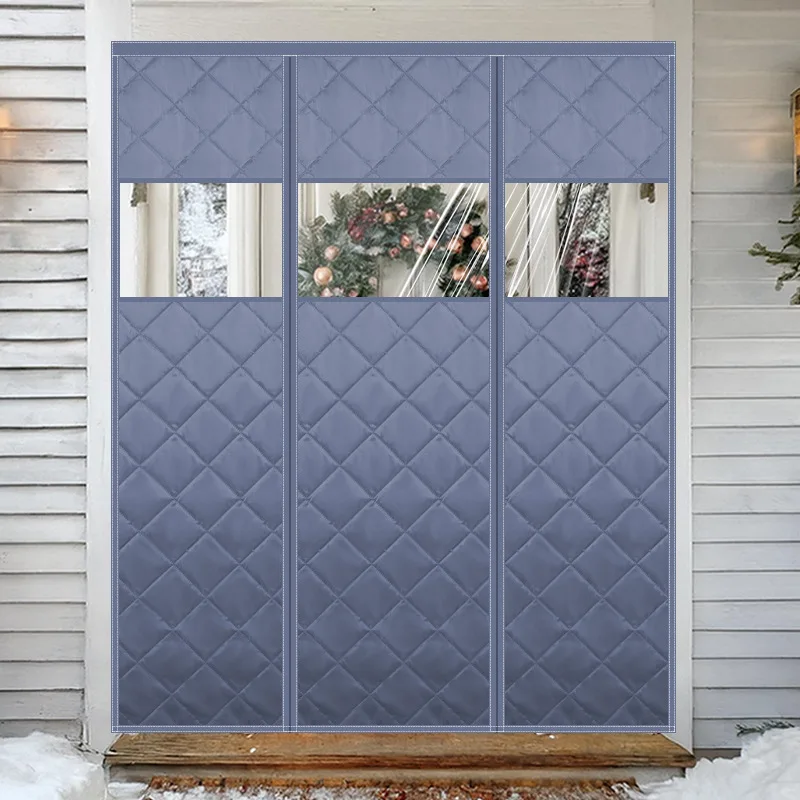 Garage Door Screen Insulation Kit Magnetic Thermal Insulated Winter Door Curtain Windproof Soundproof Car Garage Door Blanket