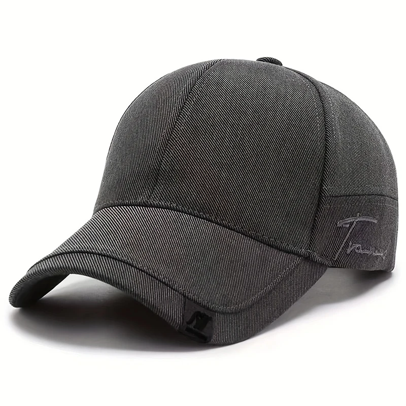 Unisex Baseballkappen mit Stickerei, verstellbar, für Frühling und Herbst, lässiger Sonnenschutzhut – Detail 9