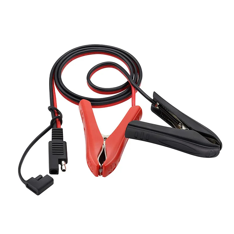 

Alligator Clips Connector 1.8M 12AWG Cable for Automotives Car Battery Power Supply DIY Outdoor Camping Battery Clips