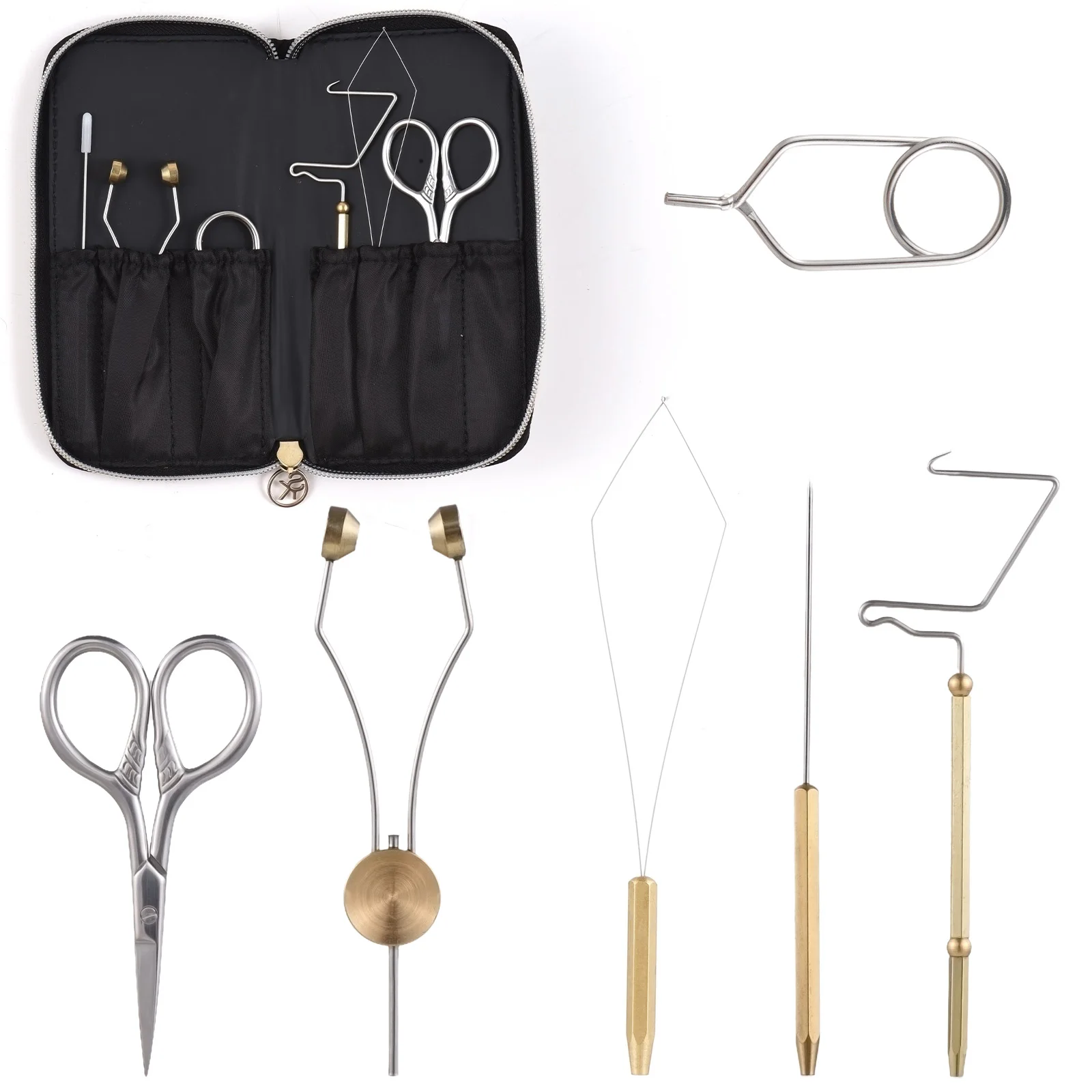 

Набор инструментов для вязания мушек, Шпульный наконечник, искусственная шпуля, наживка для рыболовных приманок