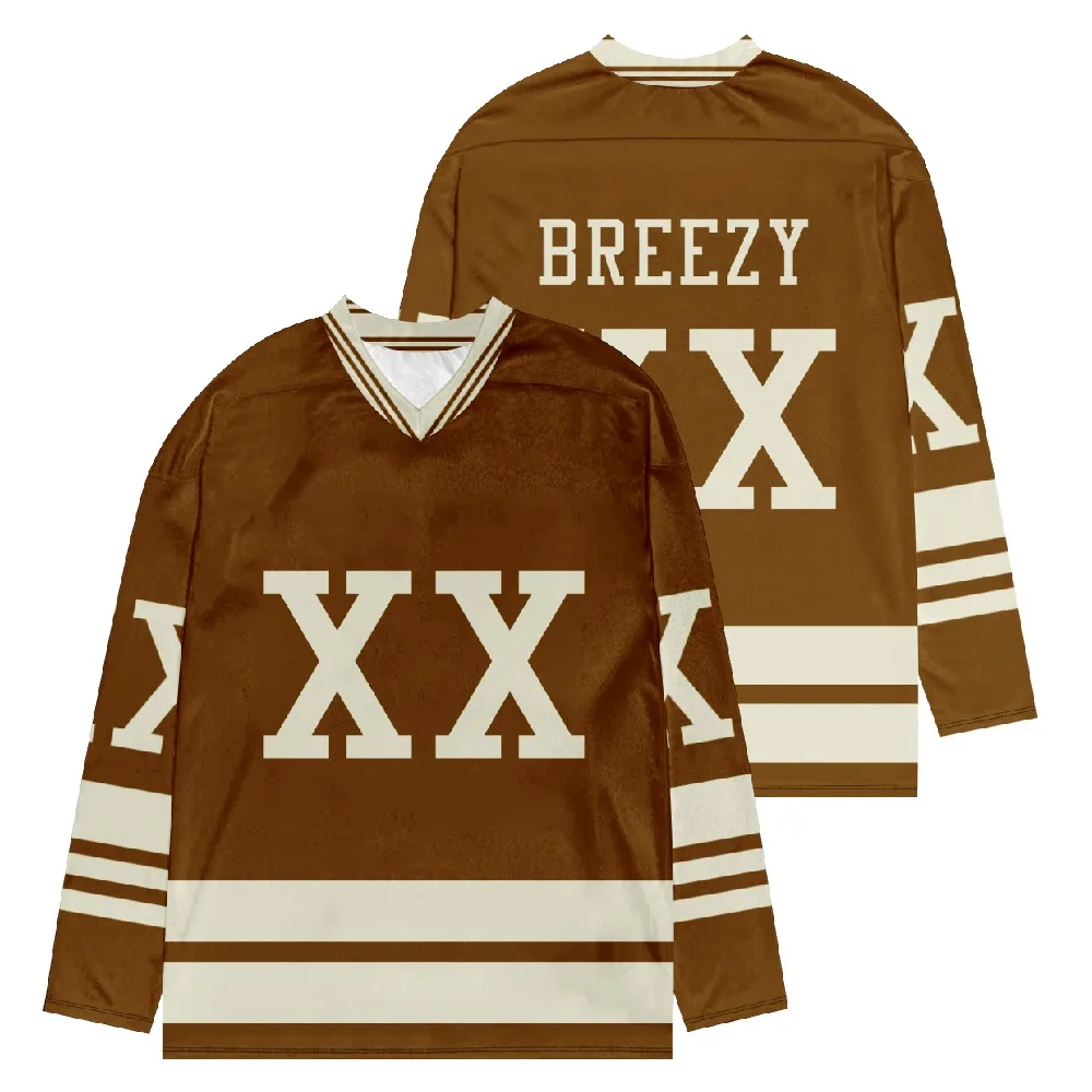 كريس براون بريزي باول XX جولة ميرش 2025 هوديس للنساء/الرجال بلوزات تأثيري النساء الرجال الشارع الشهير الموضة #3