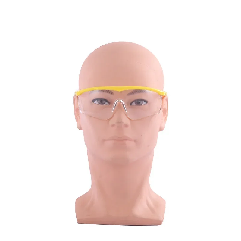 Anti-fog high definition pull-up leg goggles, four-bead transparent windproof sand dust-proof glasses mask