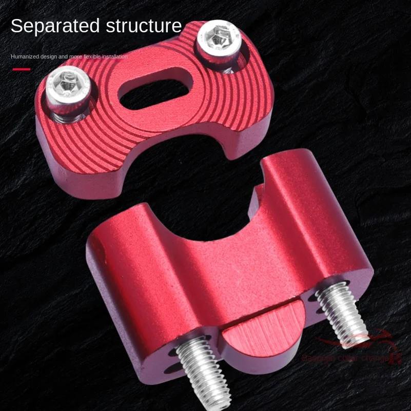 CNC Billet HandleBar Fat Bar Risers Mount Clamp Adaptor 22MM 28MM For Pit Dirt Bike Racing Motorcycle  Supermoto ATV