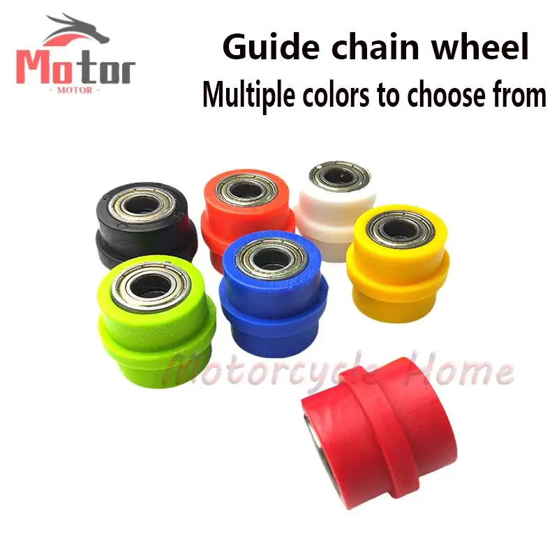 Rueda tensora deslizante de 10 mm para cadena de transmisión, guía de rueda para motocicleta Enduro, Motocross, PIT Dirt Bike, ATV, CRF, XR
