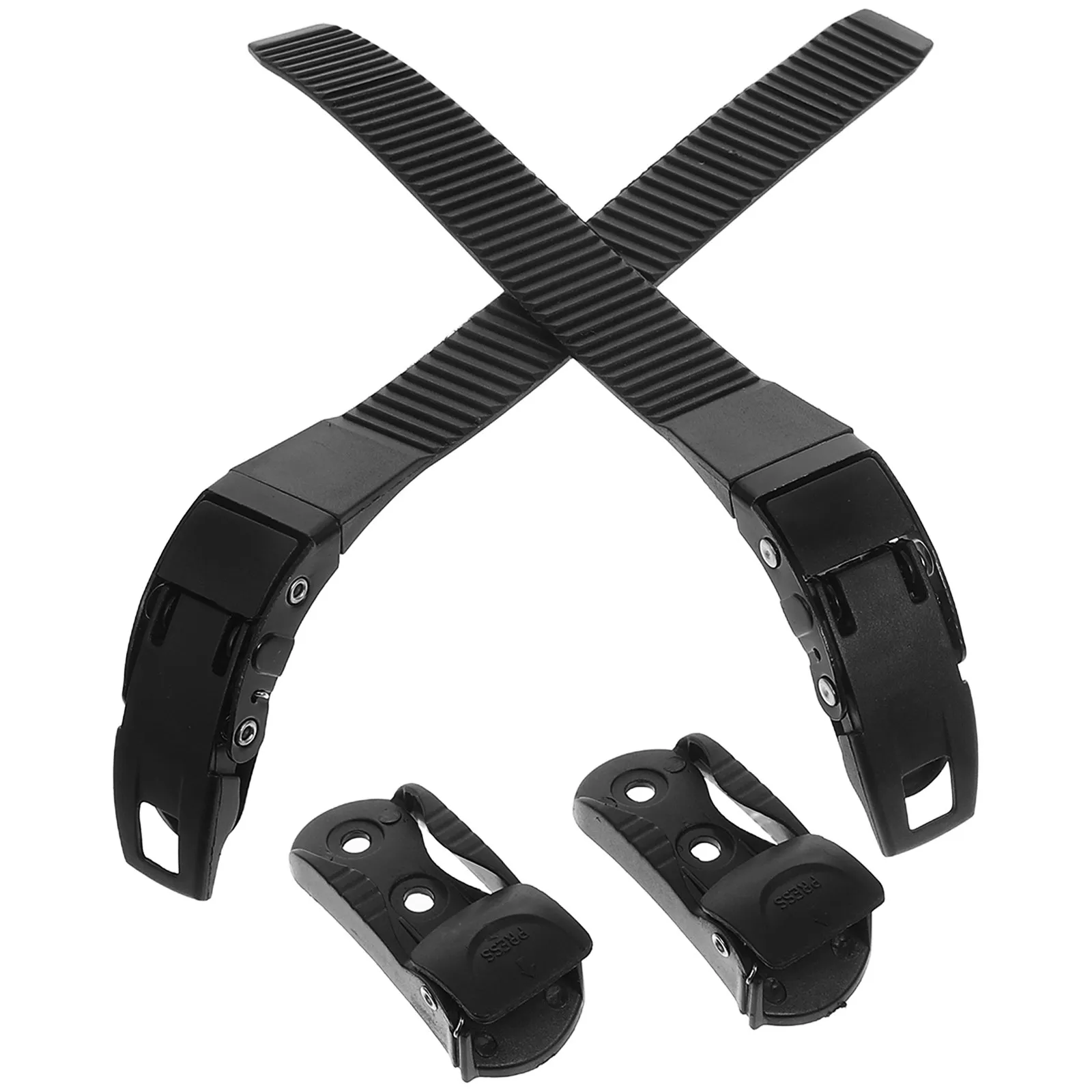 

2Pcs Roller Skates Buckle Straps Replaceable PP Material Adjustable Skate Replacement Accessories for Ice Speed Skating Shoes