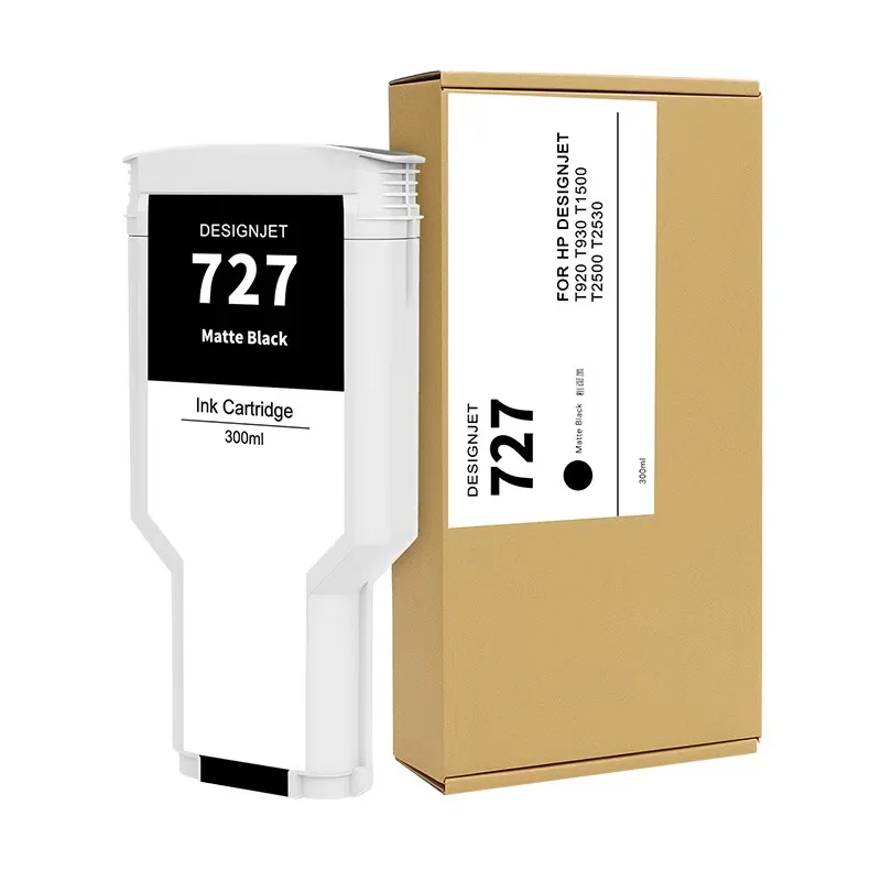 For HP727 300ml Ink Cartridges Compatible For HP 727 C1Q12A B3P23A B3P24A B3P19A B3P20A B3P21A T930 T920 T1500 T2500 T1530 T2530