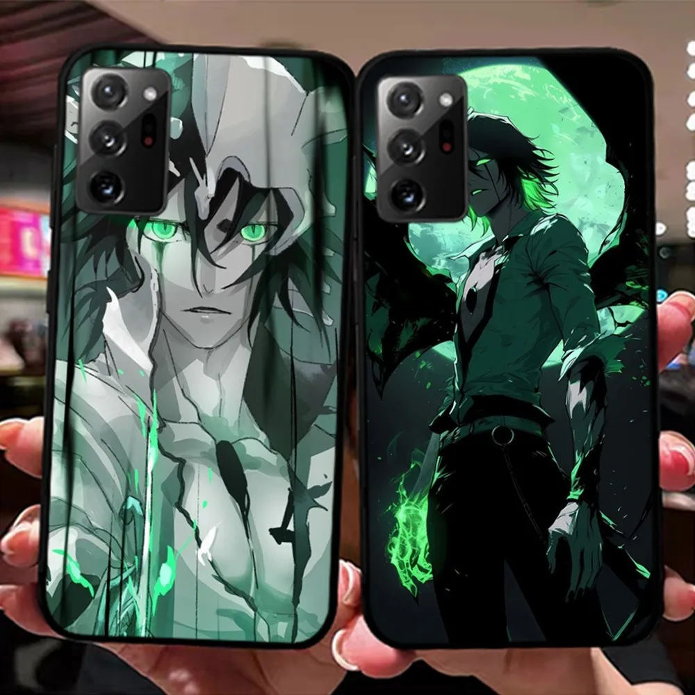 Anime Classic B-Bleach U-Ulquiorra Phone Case For Samsung Note 8 9 10 20 Pro Plus Lite M 10 11 20 30 21 31 51 A 21 22 42 02 03