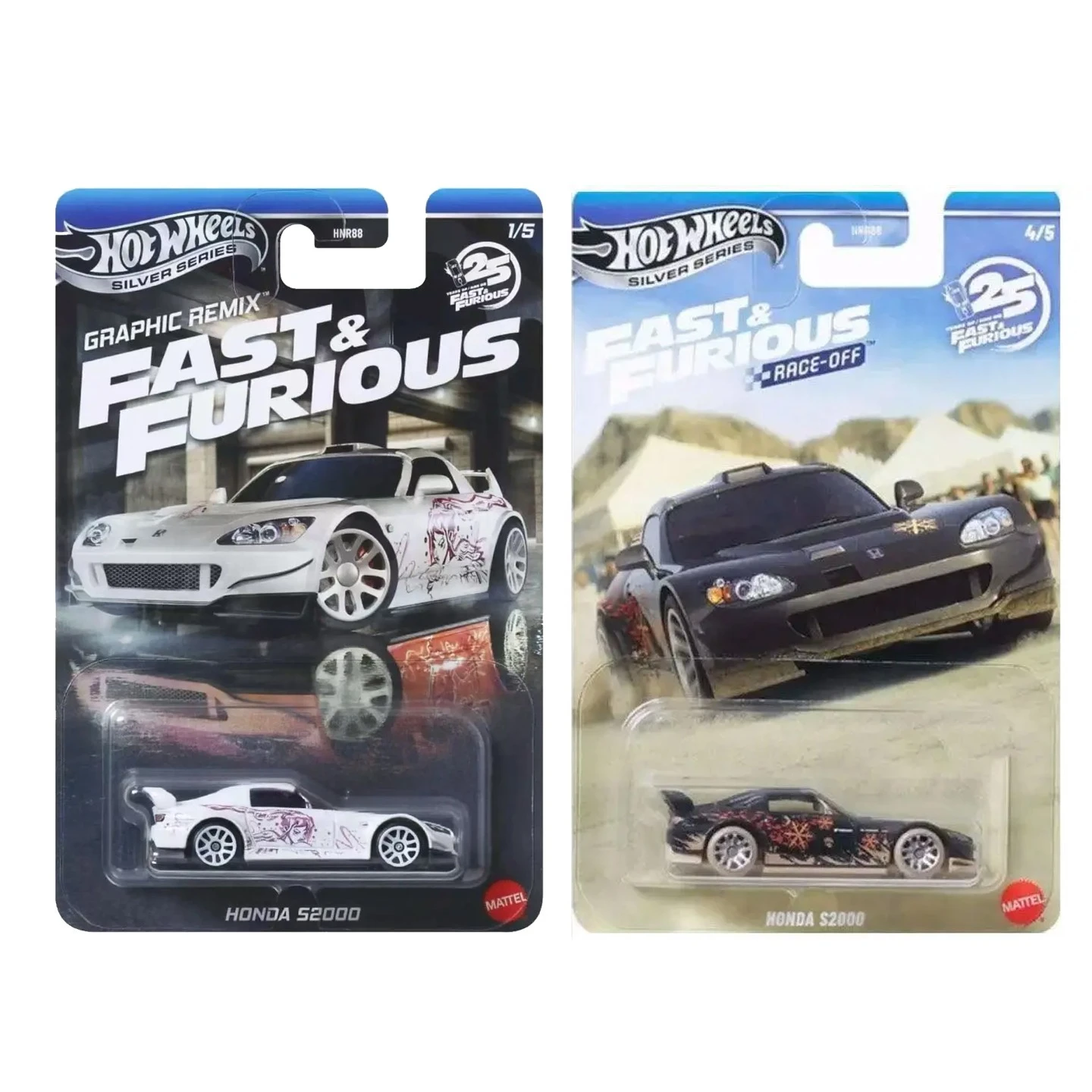 Original Hot Wheels Car Fast & Furious Toys Honda S2000 1/64