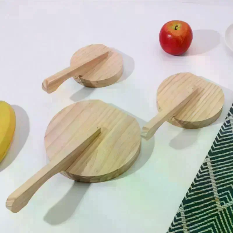 Solid Wood Dough Press Tool Quick Easy Dumpling Skin Presser Home Dumpling Wrapper Skin Making Mold Kitchen Pastry Baking Tools